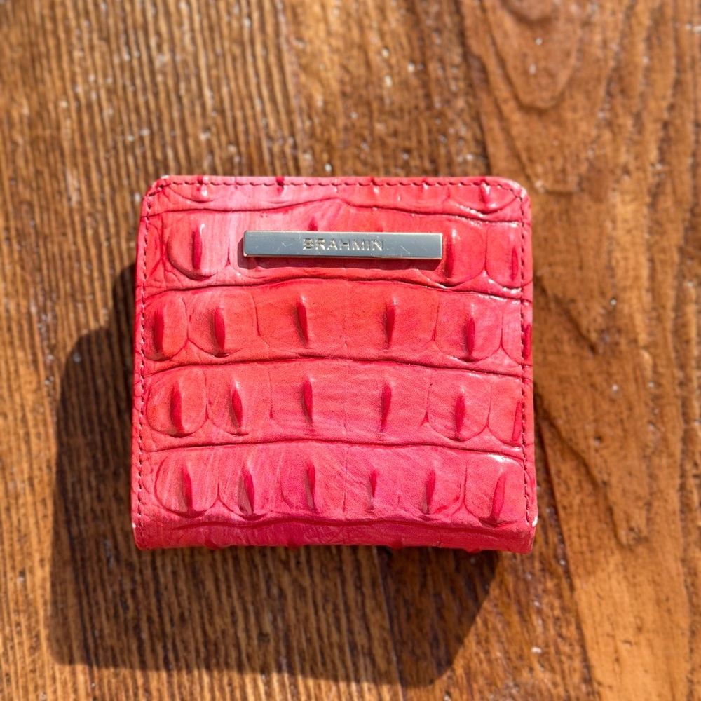 Brahmin Punchy Coral Jane Wallet